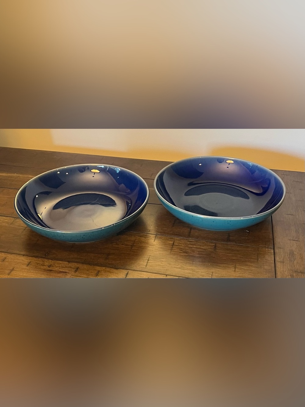 Denby Harlequin Individual Pasta Bowl 8.5" Set of 2